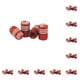 thumbnail image 1 of Tapas de válvula de neumático Speravity 10 piezas de Aleación de aluminio para bicicleta Rojo, 1 of 6