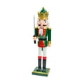 thumbnail image 3 of Shangren 10inch Christmas Nutcracker Soldier Ornament Durable for House Warming Party B, 3 of 8