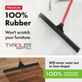 thumbnail image 5 of Tyroler Bright Tools Floor Squeegee 23.6" 100% Rubber Head, 55.1" 4-Part Anti-Rust Aluminum Handle, 5 of 7