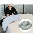thumbnail image 3 of Almohada de lactancia para bebé y almohada para el cuerpo de la mujer embarazada Almohada de lactancia para bebé, alimentación con biberón,, 3 of 5