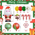 thumbnail image 5 of Juego de globos de látex navideños, muñeco de nieve, bastón de caramelo, película de aluminio, decoración para fiestas, globos de tela con lentejuelas, 5 of 5