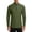 Army Green, variant on Quarter Zip Pullover Men Running Shirt Long Sleeve Moisture Wicking Quick Dry Athletic Workout Shirts with Zipper Pocket Big and Tall Size 4XL Gray
