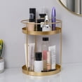 thumbnail image 4 of Organizador de maquillaje resistente tocador organizador Capas dobles shamjiam Estante organizador de maquillaje, 4 of 8