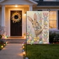 thumbnail image 4 of Yhmxh Happy Easter Garden Flag, Easter Egg Bunny Garden Flag Easter Garden Flags 12x18 Inch Double SidedFarmhouse Garden Flags Easter Yard Flag Easter Decorations Outdoor Decor, 4 of 6