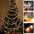 thumbnail image 4 of Syenll Christmas Snowflake Lights, 19.7ft 40 LED Fairy String Lights, Decorative Hanging Lights for Patio Party Wall Decor, Warm White, 4 of 8