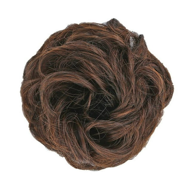 Extension de Chignon Perruque Bouclée Chignon Désordonné Perruque Cercles Bandes Boucleurs de Cheveux Boules Cercles