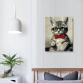 thumbnail image 3 of ONETECH Cat and Mouse Dictionary Art- 16x20 Inch Cat Wall Art Poster Print - Unique Gift for Animal Lovers, Kitty, Kitten and Computer Fans, Pet Owners - Cute, Funny Cat Wall Decor, Home Decoration, 3 of 3