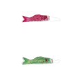 thumbnail image 1 of 2pcs Windsock Kite - Impermeable Sailfish Wind Streamer Japonés - Juguete para home and garden Boat Hanging Decor shamjiam Bandera Carpa Koinobori, 1 of 8
