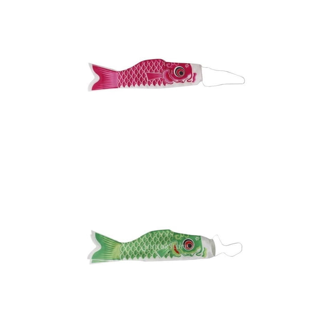 2pcs Windsock Kite - Impermeable Sailfish Wind Streamer Japonés - Juguete para home and garden Boat Hanging Decor shamjiam Bandera Carpa Koinobori