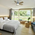 thumbnail image 6 of 42 Inch Ceiling Fans with LED Light 22W and Remote Control 5 ABS Fan Blades for Bedroom, Living Room, Dining Room, Office, 6 of 10
