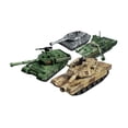 thumbnail image 3 of 4x Modelo de tanque de vehículo , Modelo de vehículo con ruedas, Modelo de tanque moderno 4D, Coleccionables para niñas, 3 of 9
