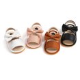 thumbnail image 4 of Honganda Baby Sandals, Girls Solid Color Bowknot Walking Shoes Footwear, 4 of 5