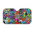 thumbnail image 4 of Geometry Dash Car Windshield Sun Shade Auto Front Window Sunshade Cover Block Uv Rays Sun Visor Protector Car Accessories For Car Truck Suv Medium, 4 of 9
