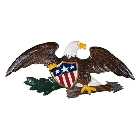 Natural Slate Water Wall - Deluxe Natural Color Wall Eagle - 23 in.