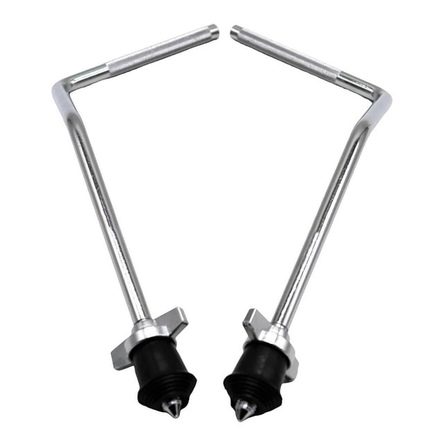 2 piezas de patas de tom de piso, pies de tambor, juego de tambor de tom, soportes de tom de piso de ajustador de hardware duradero para partes de