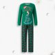 thumbnail image 4 of Disfraz Premium Vestido familiar para padres e hijos, patrón de árbol de Navidad, ropa de dormir (XL mamá) Kuymtek Verde T XL para Unisex, 4 of 6