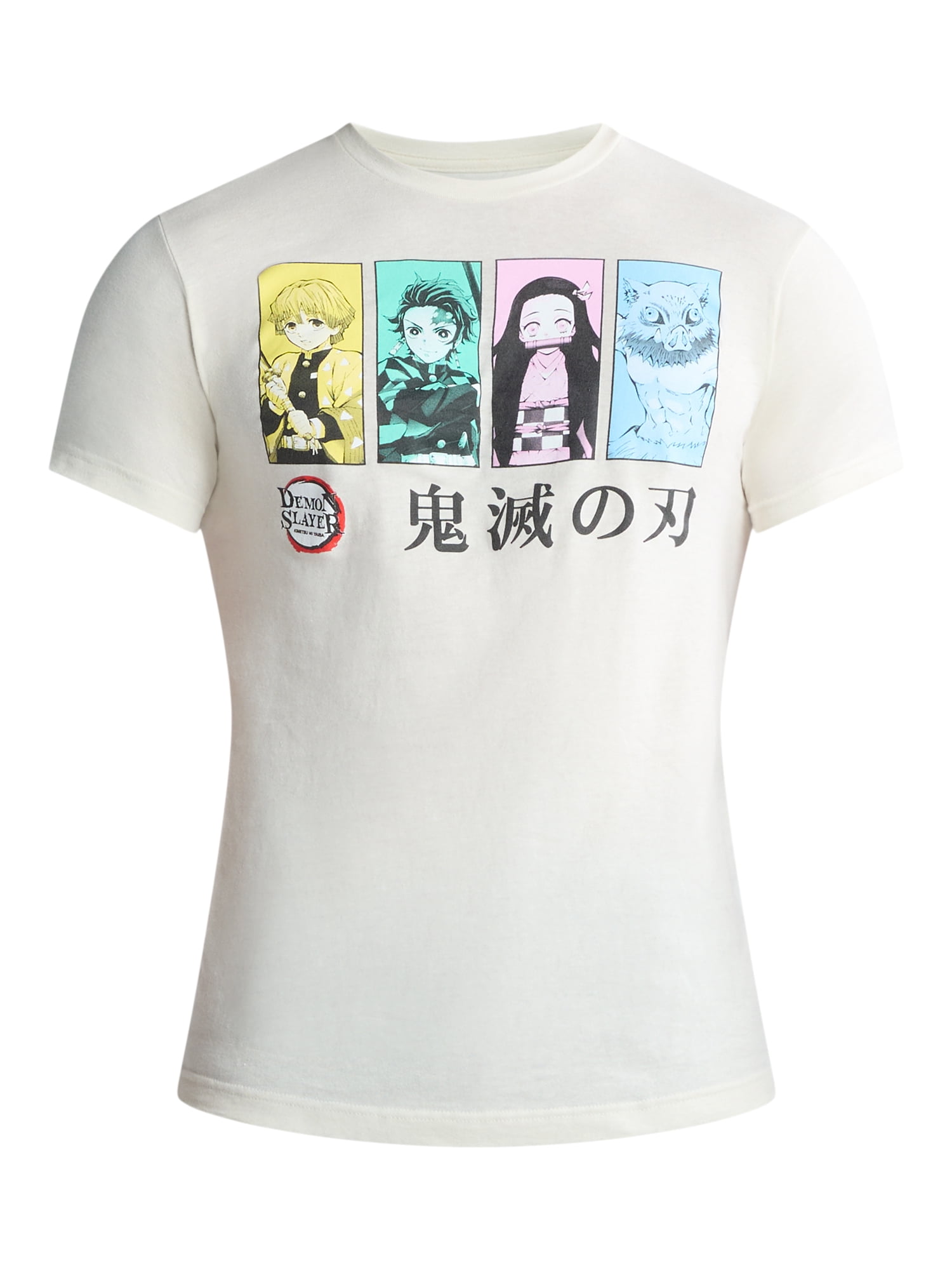 Demon Slayer Men's and Big Men's Graphic Tee with Short Sleeves, Sizes S-3XL