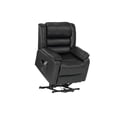 thumbnail image 3 of Lane Furniture Buxton 33" Leather Recliner Power Lift Chair in Charcoal, 3 of 6