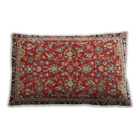 Ahgly Company Indoor Rectangular Traditional Lumbar Throw Pillow, 13 inch by 19 inch