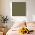 thumbnail image 4 of Canvas Wall Art, Sage Green Framed Canvas Prints for Bathroom Kitchen, Brown Solid Color Simple Abstract Gallery Wrapped Wall Decor for Home Office, Gifts, 10"x10" Ship Next Day, 4 of 9