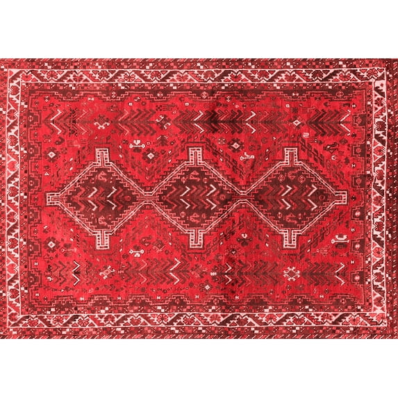 Ahgly Company Indoor Rectangle Persian Red Traditional Area Rugs, 3' x 5'