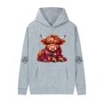 thumbnail image 3 of MHFRRA Sudadera con Capucha Informal de Manga Larga, Suave y Cómoda, Ideal para Uso Diario y Actividades Al Aire Libre, con Cordón Ajustable y Un Espacioso Bolsillo Frontal Amarillo, 3 of 3