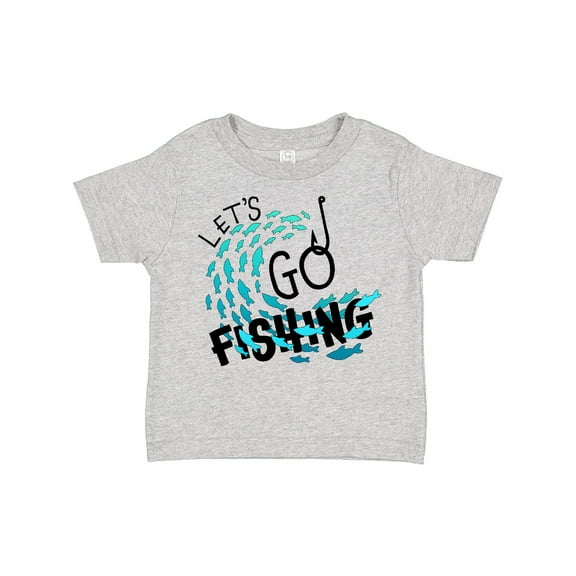 Inktastic Let's Go Fishing Boys or Girls Toddler T-Shirt