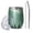 Misty Forest Landscape-1, variant on 12oz Stemless Wine Tumblers Black and Gold Marble Vacuum Insulated Stainless Steel Travel Tumbler Cups Mug with Lid and Straw for Champaign,Cocktail,Beer with Cleaning Brush