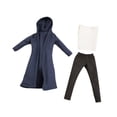 thumbnail image 4 of 3 piezas de abrigo y pantalón a escala 1:12, accesorios de moda para muñecas en miniatura de 15 cm, para vestir figuras masculinas., 4 of 8
