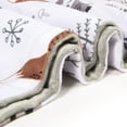 thumbnail image 2 of Baby Blanket for Boys Girls Soft Plush Minky Blanket with Double Layer Dotted Backing for Toddler with Forest Foxes Multicolor Printed 30 x 40 Inch(75x100cm), 2 of 6