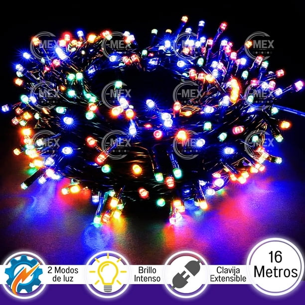 Luces navideñas DOSYU serie de 16 Metros 1000 LEDs Multicolor