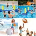 thumbnail image 3 of 4 Pieces Inflatable Beach Ball 40cm Inflatable Water Ball PVC Soccer Basketball Baseball Football Beach Ball Beach Ball for Pool Beach or as Diameter Decoration, 3 of 5