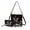 Butterfly Moon Daisy Flower, variant on ZUXONGSY Cat Butterfly Daisy Flower Print Bucket Bag for Women with Makeup Bag, 3-in-1 Purse Organizer Set Includes Lip Balm Keychain Holder, PU Leather Crossbody Handbag Gift