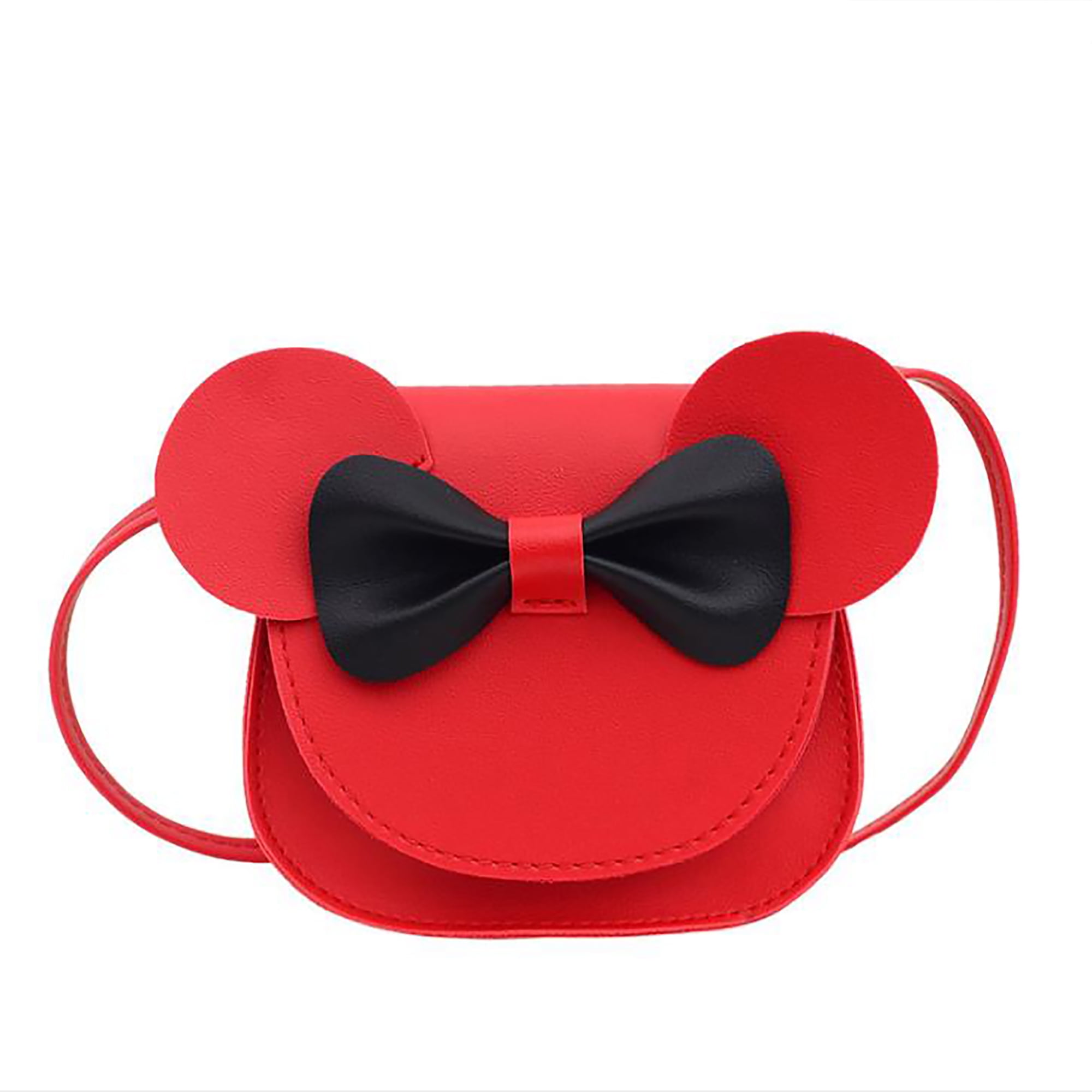Baby Girl Cartoon Crossbody Bag Mouse Ear Bowknot Shoulder Bag Children