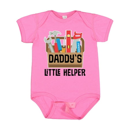 

Inktastic Daddys Little Helper Outfit Tool Box Gift Baby Boy or Baby Girl Bodysuit