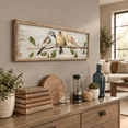 Vintchickadee Wooden Framed Wall Art 24x8 Inch - Walmart.com