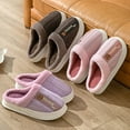 thumbnail image 3 of Vedolay Slippers for Men House Slippers for Men Warm Fashion Slippers for Indoor Coffee,42, 3 of 5