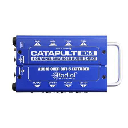 Radial Engineering Catapult 4-channel Cat 5 Audio Snake (RX4 Receiver Module)