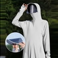 thumbnail image 2 of Fjuchai Women's UPF 50+ Sun Protection Hoodie Jacket Lens Sunblock Long Sleeve Sun Shirt for Women with Pocket Hiking Outdoor, 2 of 9