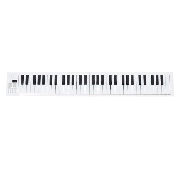 Piano Plegable De 61 Teclas, Profesional, Compacto, Suave, Resistente Al Desgaste, Teclado Portátil De 61 Teclas Con Múltiples Timbres, Canciones De Demostración Para Practicar