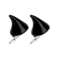 thumbnail image 4 of 1 Pair Party Hair Accessories Gothic OX Horn Hairpins Hair Clips Costume Pin Small Demon ROSE RED, 4 of 8