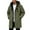 A-Army Green, variant on Long Winter Coats for Men Thickened Fleece Lined Outdoor Sports Jacket with Hood Windproof Warm Work Coat for Couples A-Army Green L