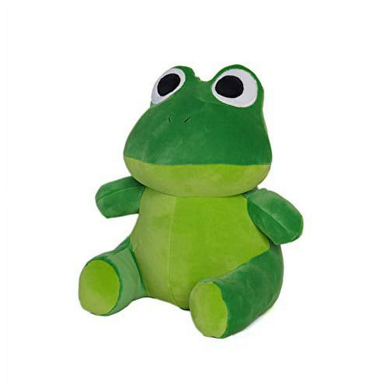  Muiteiur Large Frog Stuffed Animals, Green Stuffed Realistic  Frog Plush Toys Sits 27 inches Tall, Soft Giant Frog Plush Pillow for Boys  Girls : Toys & Games