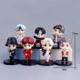 thumbnail image 1 of 7 Unids/set BTS Figura De Acción Q Versión Bt21 Mcdonalds Figurita Kpop Periférico Adornos Para Muñecas, 1 of 4