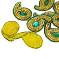 thumbnail image 3 of Small Beaded Appliques Paisley Decorative Applique Sewing Crafting By 1 Dozen, 3 of 3
