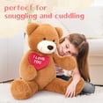 thumbnail image 2 of Tezituor 36" Teddy Bear Stuffed Animal Giant Bear Plush with I Love You Heart Plush Toy, 2 of 6