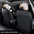 thumbnail image 3 of Desayuno con Diamantes Funda Protectora Universal para Reposacabezas de Coche, Funda Elástica para Reposacabezas de Asiento de Auto, Funda de Tela Antipolvo, Accesorios de Interior 2 Piezas, 3 of 6