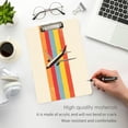 thumbnail image 3 of FORMRS Acrylic Clipboard with Low Profile Clip Standard A4 Letter Size, 12.5" x 9", Colorful Plane, 3 of 8