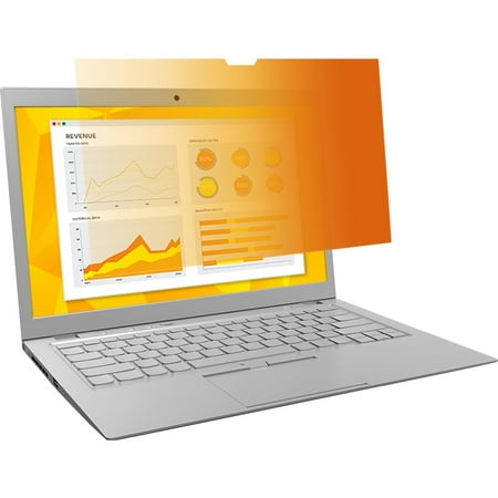 3M, MMMGF156W9B, Gold Privacy Filter for 15.6" Widescreen Laptop (GF156W9B), Gold,Glossy