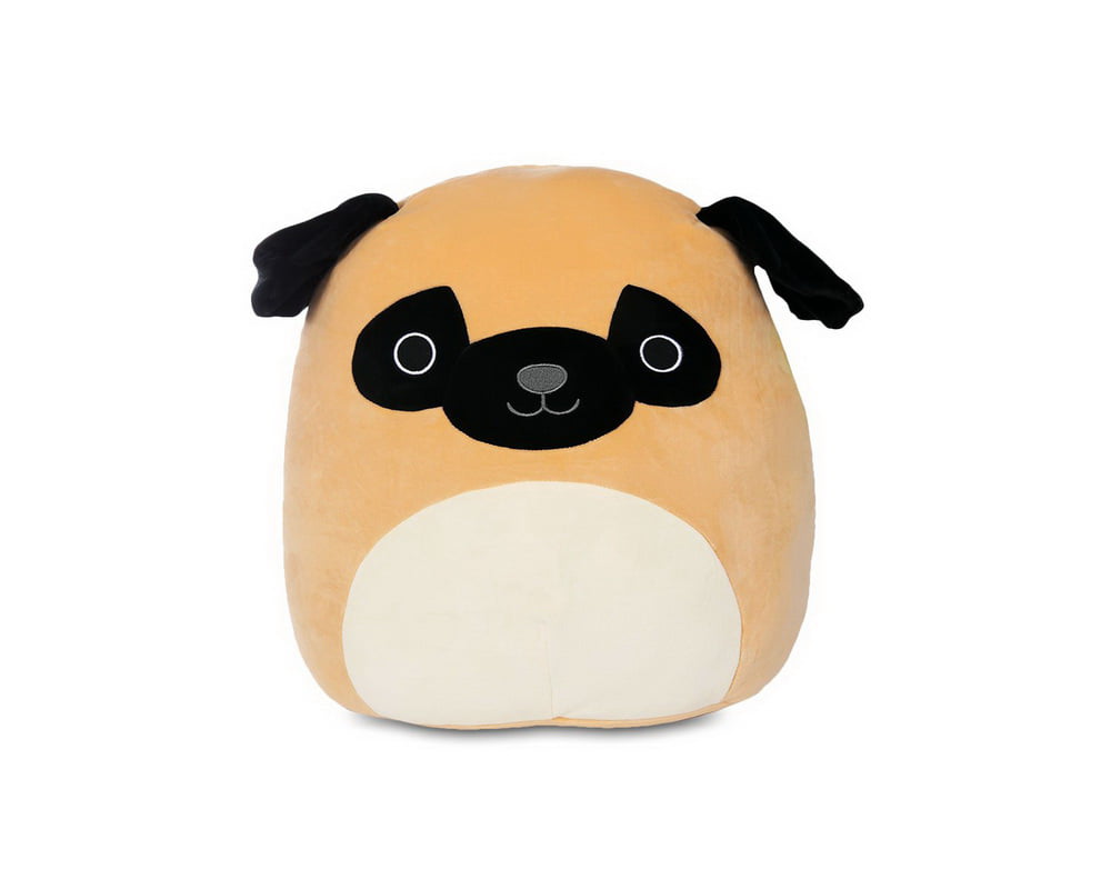 By kellytoy Plush Toy- 12" Meet Prince the Pug Squishmallow Prince Pug Gift 